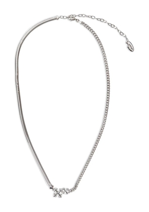 Off-White Arrow-detail chain necklace - Silver