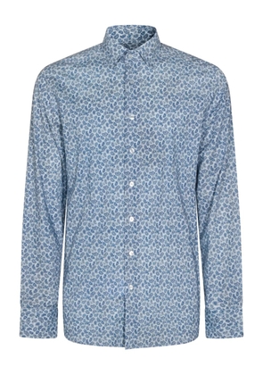 ETRO paisley-print cotton shirt - Blue
