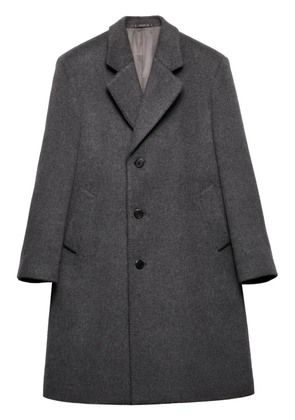 Prada single-breasted wool coat - Grey