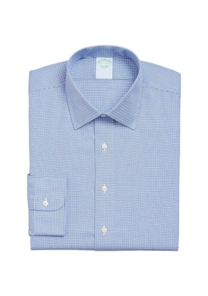 Brooks Brothers plaid slim shirt - Blue