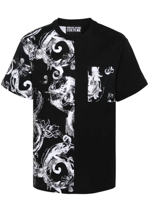 Versace Jeans Couture barocco-print cotton T-shirt - Black