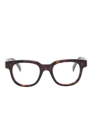 Dunhill square-frame glasses - Brown
