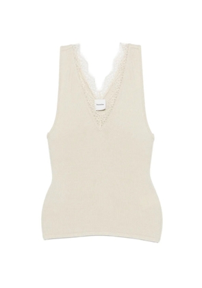 Nanushka Siara V-neck tank top - Neutrals