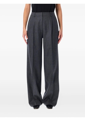 ANINE BING pleated wide-leg trousers - Grey