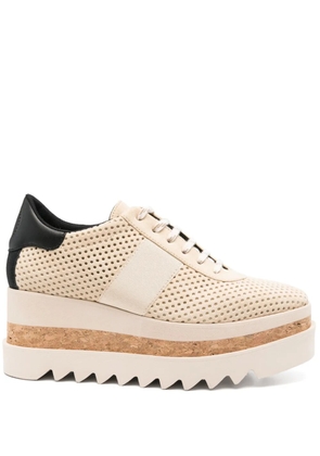 Stella McCartney perforated sneakers - Neutrals