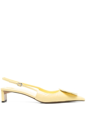 Jacquemus The low Duelo slingbacks pumps - Yellow