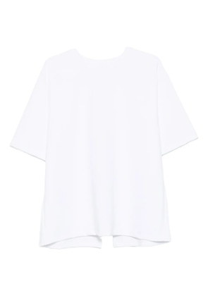 The Garment bow-detail boxy T-shirt - White