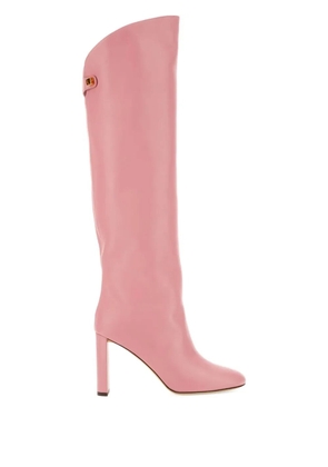Maison Skorpios 90mm Adriana leather boots - Pink