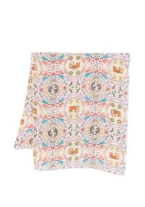 Faliero Sarti patterned scarf - Neutrals