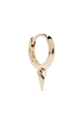 MARIA TASH 14kt yellow gold Faceted Short Spike hoop earring