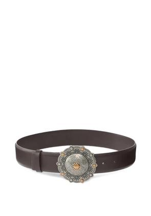 PINKO embellished buckle belt - Brown