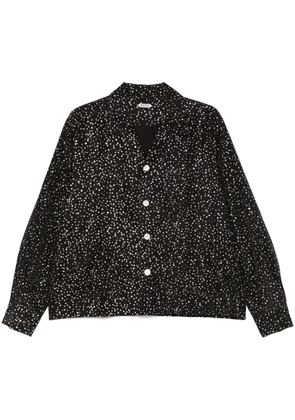 BODE glitter-detail shirt - Black