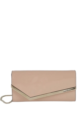Jimmy Choo Emmie chain-strap clutch bag - Neutrals