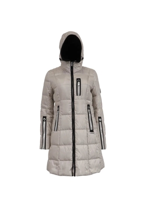 BOGNER hooded zip-up padded coat - Grey