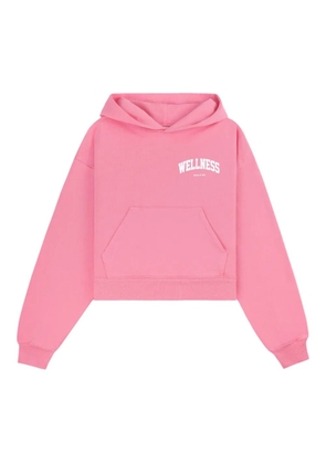 Sporty & Rich Wellness Ivy cropped hoodie - Pink