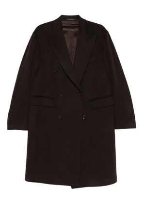 Tagliatore double-breasted pocket coat - Brown