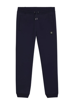HUGO logo-plaque sweatpants - Blue