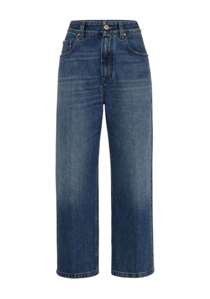 Brunello Cucinelli cropped jeans - Blue