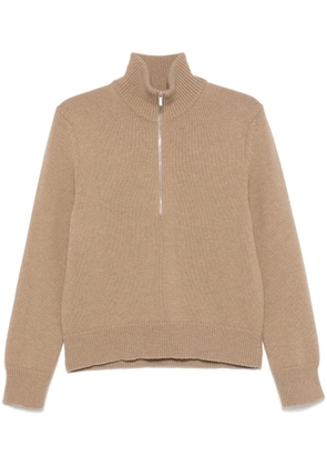 Thom Browne intarsia half-zip sweater