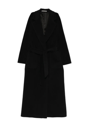 Tagliatore belted coat - Black