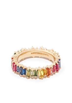 Suzanne Kalan 18kt yellow gold sapphire ring