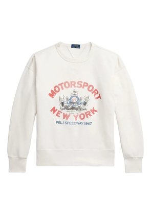 Polo Ralph Lauren motorsport-graphic sweatshirt - White