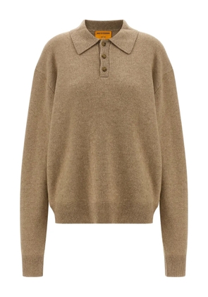 Guest In Residence Allday cuffed elbow sweater - Brown