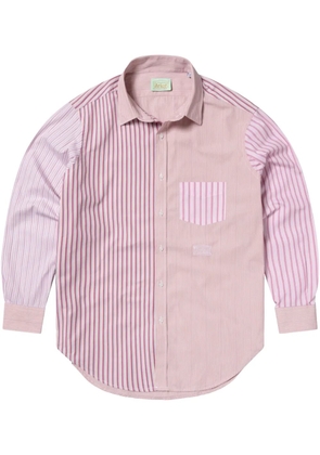 Aries striped button-up shirt - Pink
