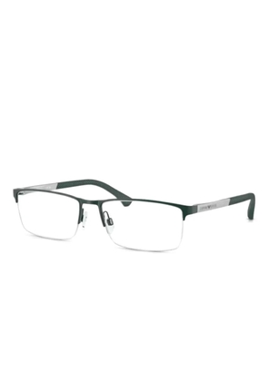Emporio Armani rectangle-frame glasses - Green