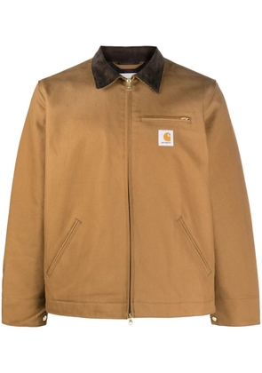 Carhartt WIP Detroit contrasting-collar cotton jacket - Brown