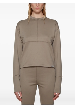 Artica Arbox half-zip long-sleeve T-shirt - Brown