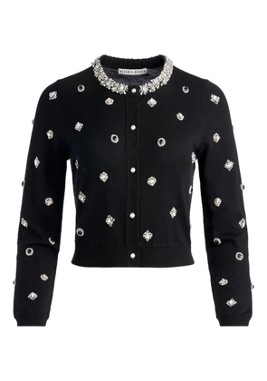 alice + olivia Dollie embellished cardigan - Black