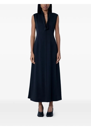 Jil Sander V-neck midi dress - Black