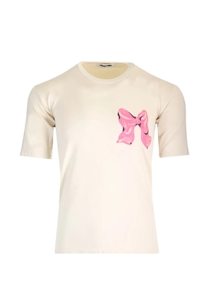 Magliano bow print T-shirt - Neutrals
