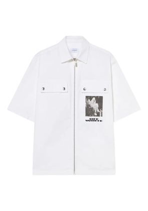 Off-White Xerox Star zip shirt