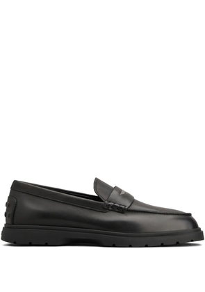 Tod's leather loafers - Black