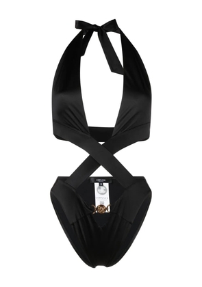 Versace Medusa tie-fastening one-piece - Black