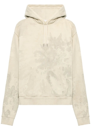 John Elliott Beach rib-trimmed cotton hoodie - Neutrals