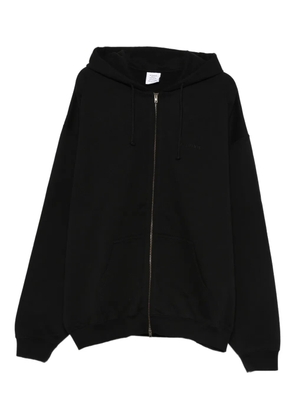 VETEMENTS Garderobe cotton hoodie - Black