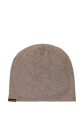 Moorer knit beanie hat - Neutrals