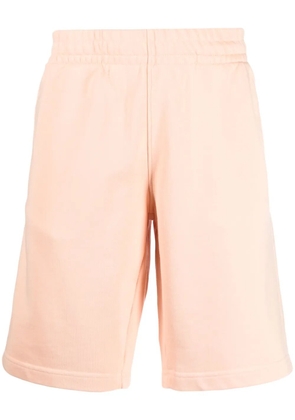 Maison Kitsuné Fox-patch cotton shorts - Orange