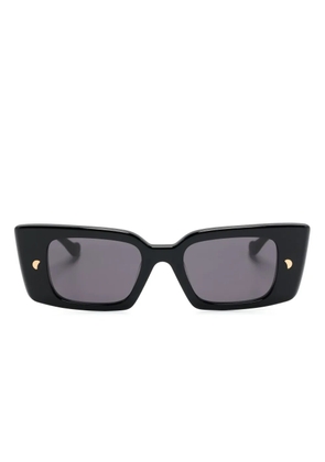 Nanushka Carmel rectangle-frame sunglasses - Black