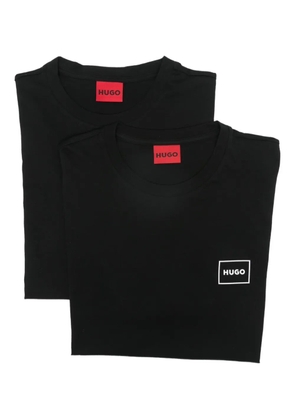 HUGO logo T-shirt (set of two) - Black