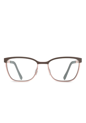 Blackfin Ellis Beach geometric glasses - Brown