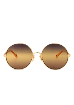 Chloé Eyewear Aly round-frame sunglasses - Gold