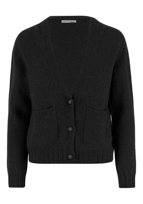 OLIVER LATTUGHI v-neck pocket cardigan - Black