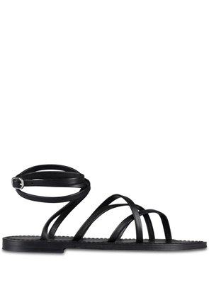 K. Jacques Zeno leather sandals - Black
