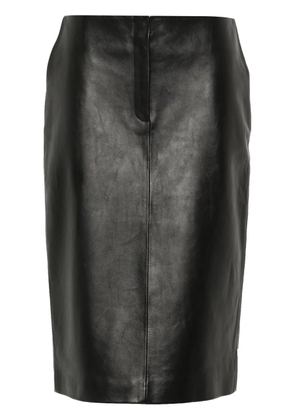 Magda Butrym leather pencil skirt - Black