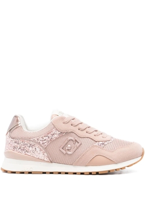 LIU JO panelled sneakers - Pink