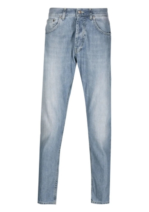 DONDUP faded effect tapered jeans - Blue